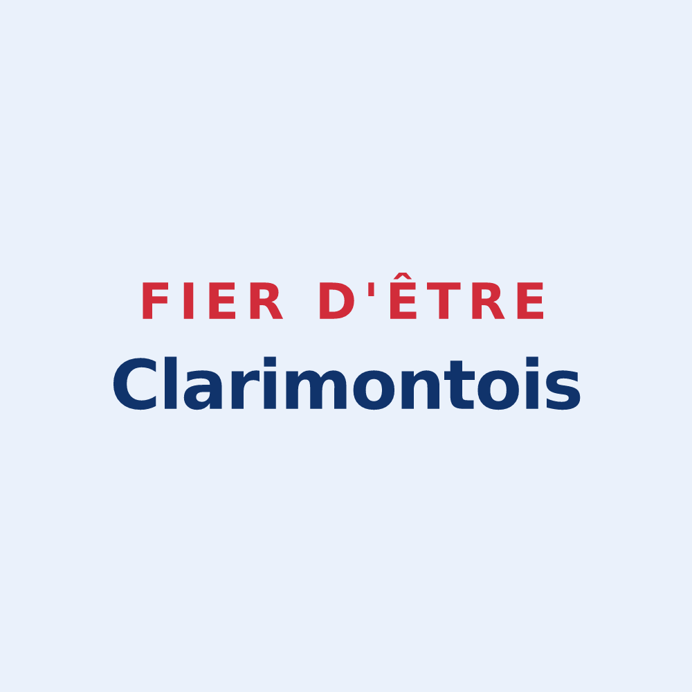Sticker « Fier d'être Clarimontois » — design pour Montclar