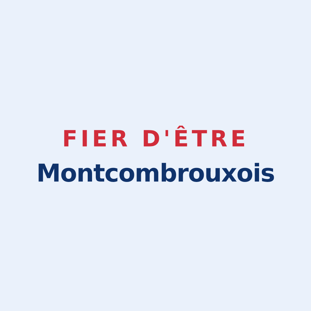 Sticker « Fier d'être Montcombrouxois » — design pour Montcombroux-les-Mines