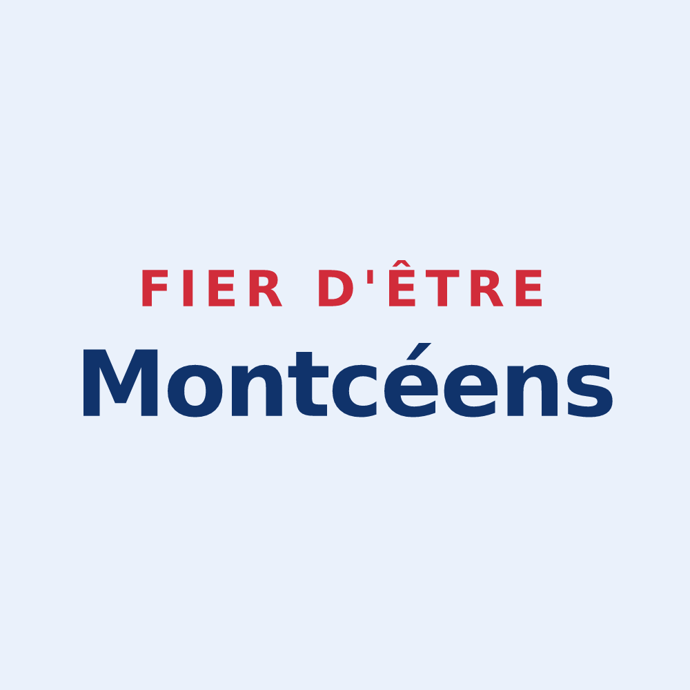 Sticker « Fier d'être Montcéens » — design pour Montcy-Notre-Dame