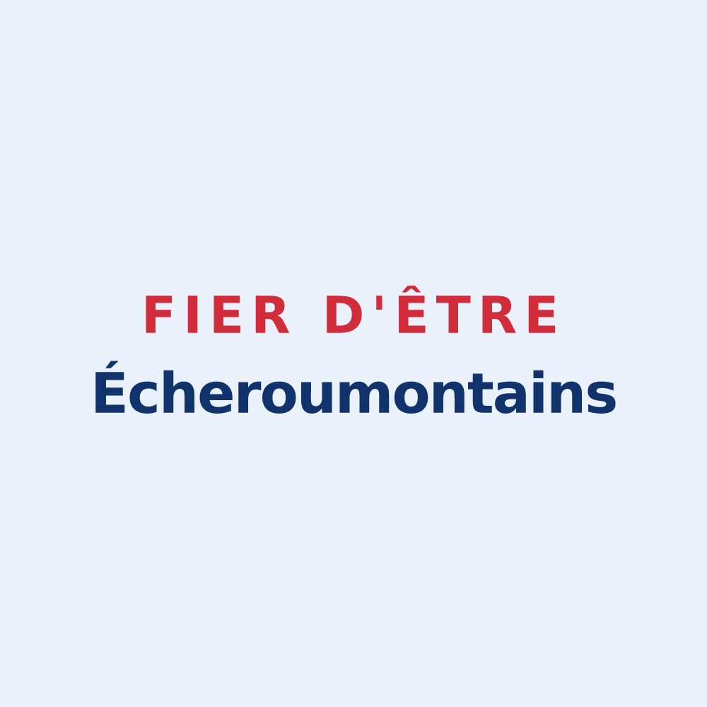 Sticker « Fier d'être Écheroumontains » — design pour Montécheroux
