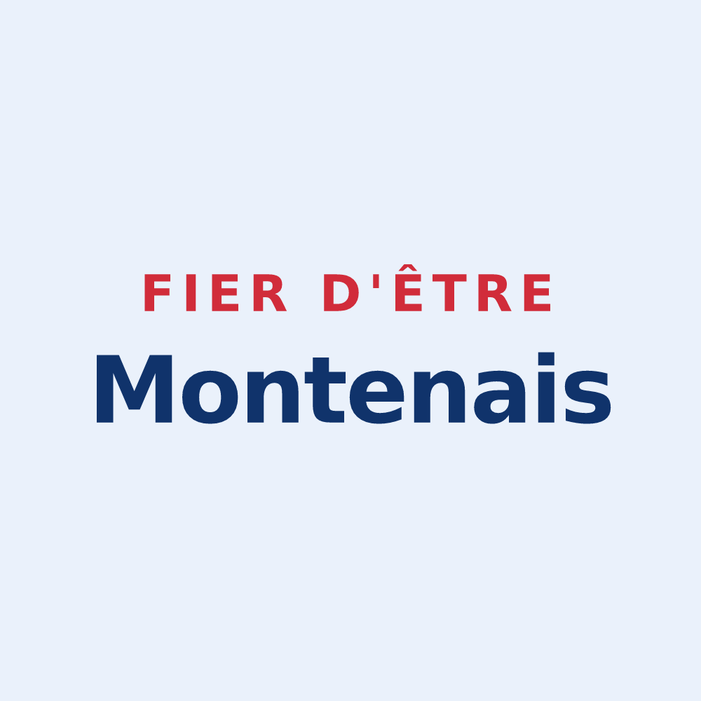 Sticker « Fier d'être Montenais » — design pour Montenois