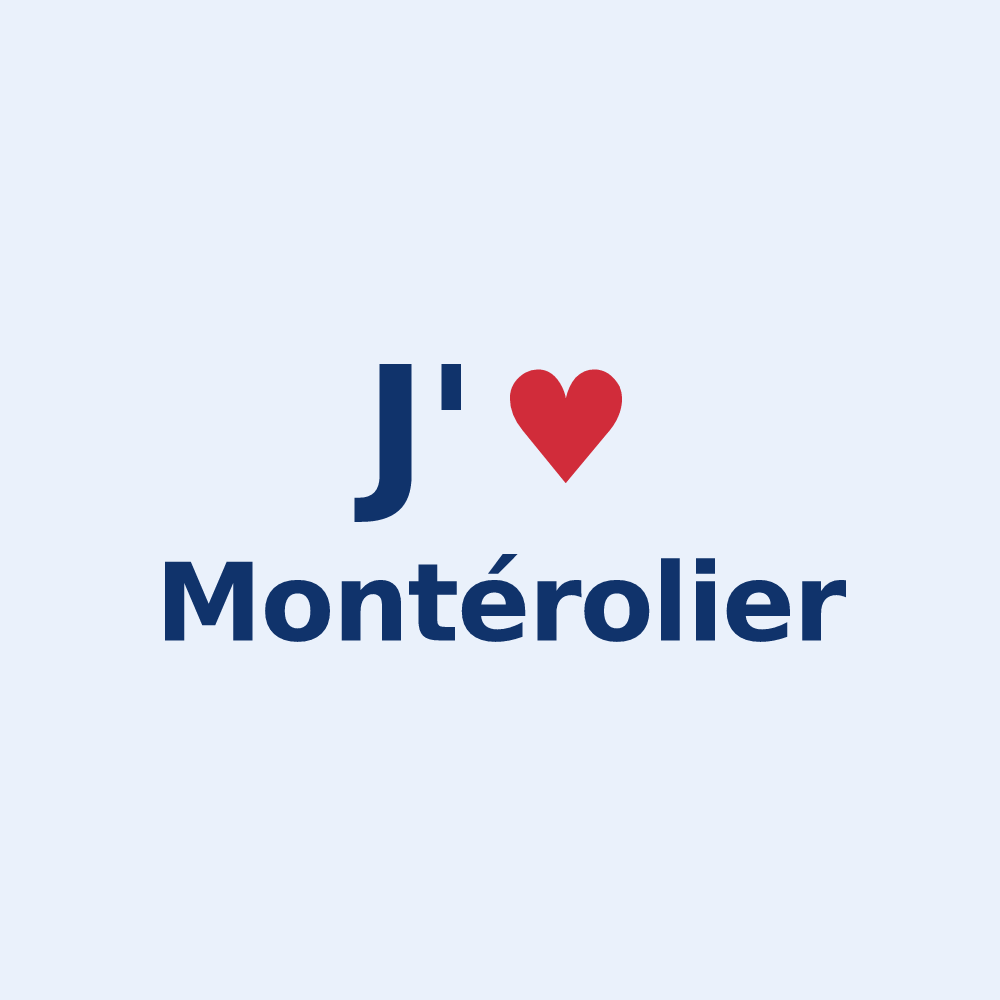 Sticker personnalisé Montérolier — design J'aime Montérolier