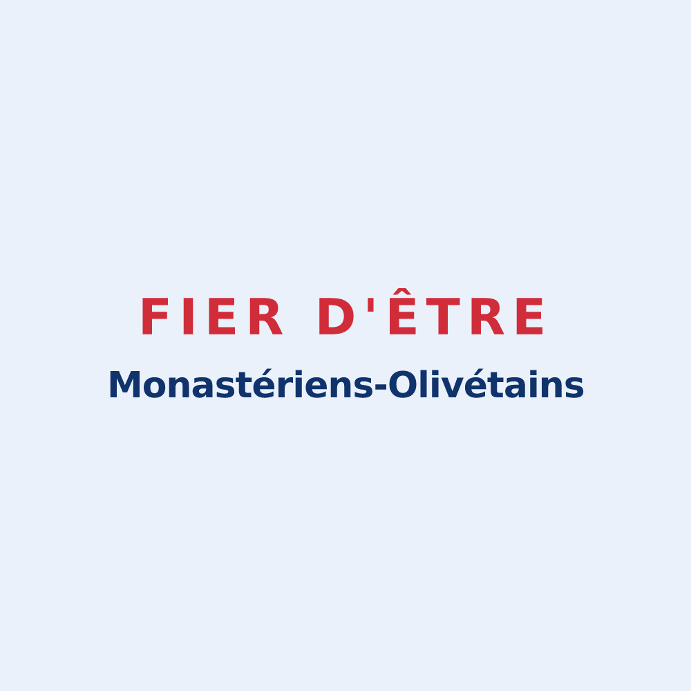 Sticker « Fier d'être Monastériens-Olivétains » — design pour Montérolier