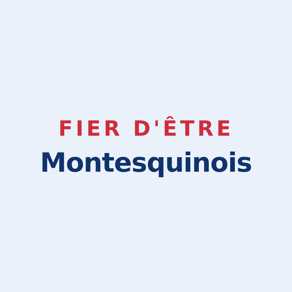 Sticker « Fier d'être Montesquinois » — design pour Montesquieu