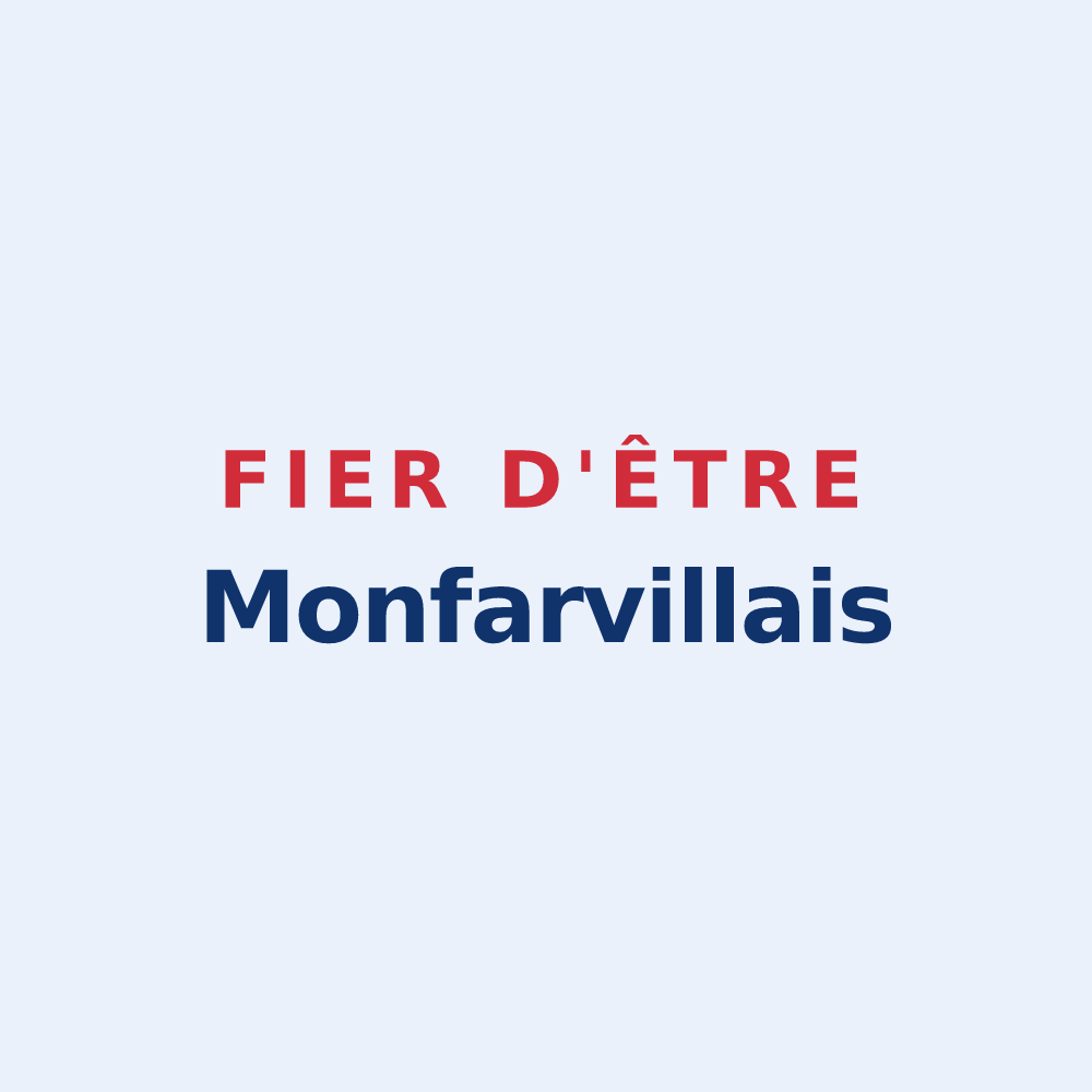 Sticker « Fier d'être Monfarvillais » — design pour Montfarville