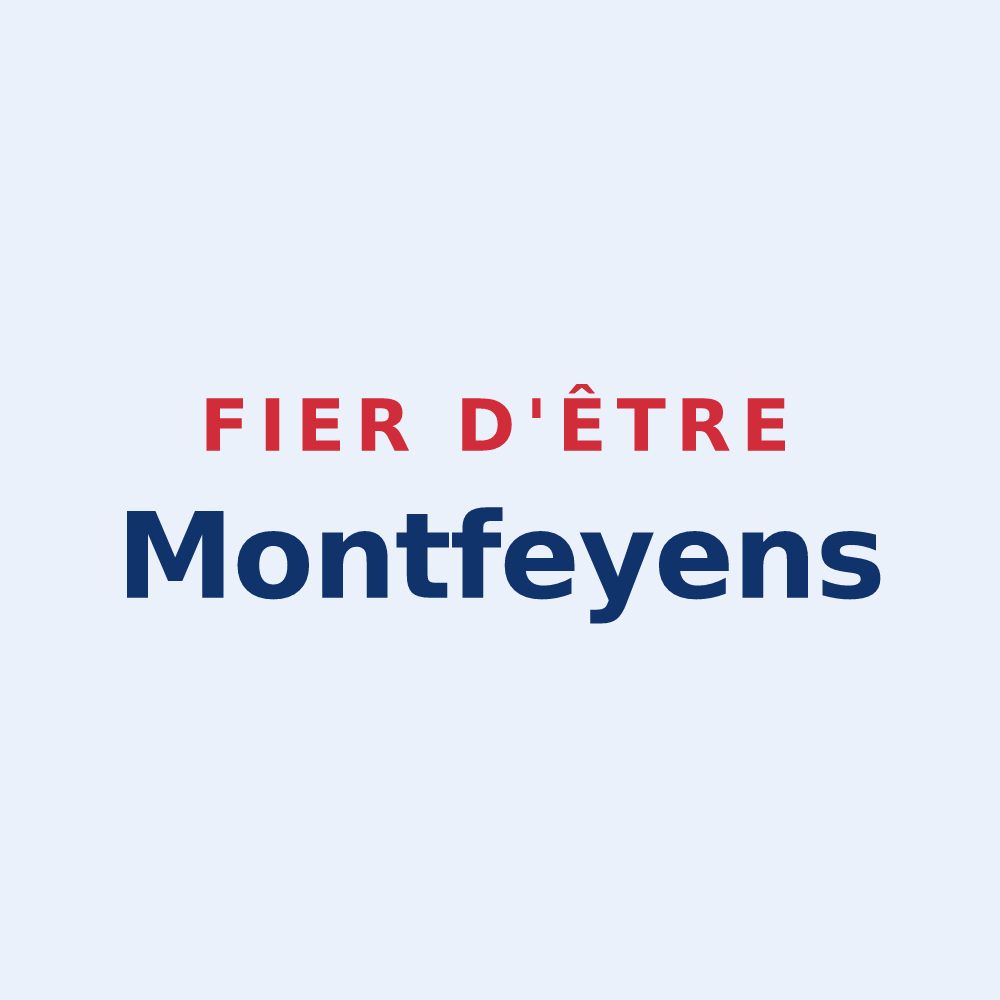 Sticker « Fier d'être Montfeyens » — design pour Montfey