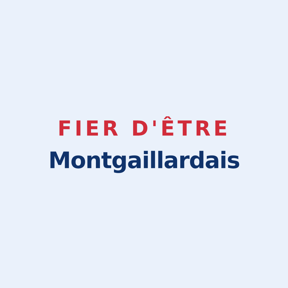 Sticker « Fier d'être Montgaillardais » — design pour Montgaillard