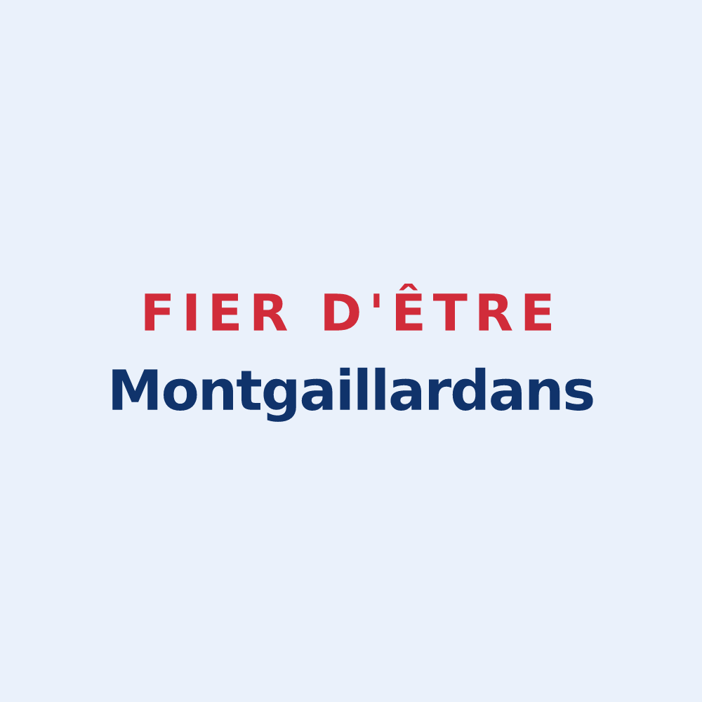 Sticker « Fier d'être Montgaillardans » — design pour Montgaillard-de-Salies