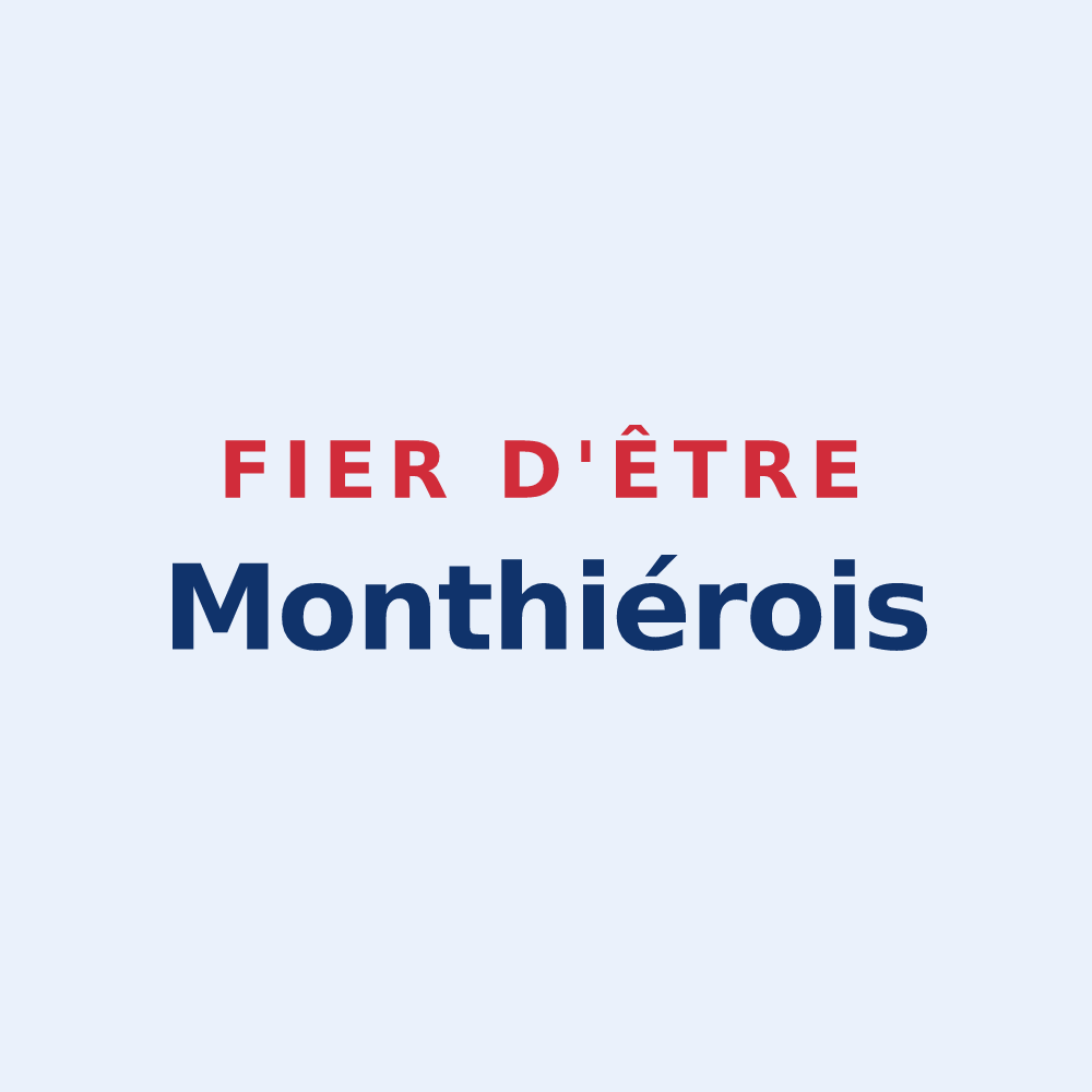Sticker « Fier d'être Monthiérois » — design pour Monthiers