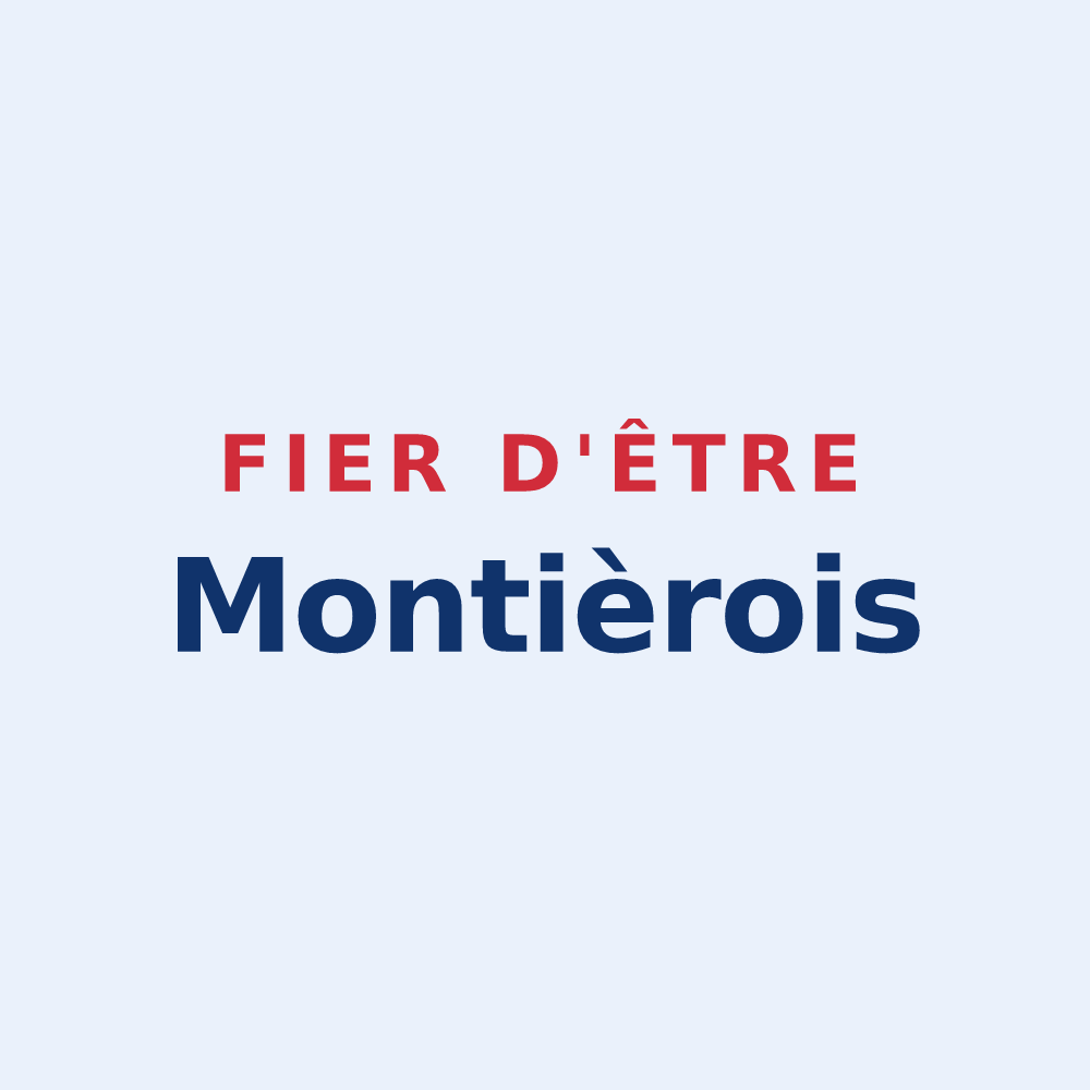 Sticker « Fier d'être Montièrois » — design pour Montiers