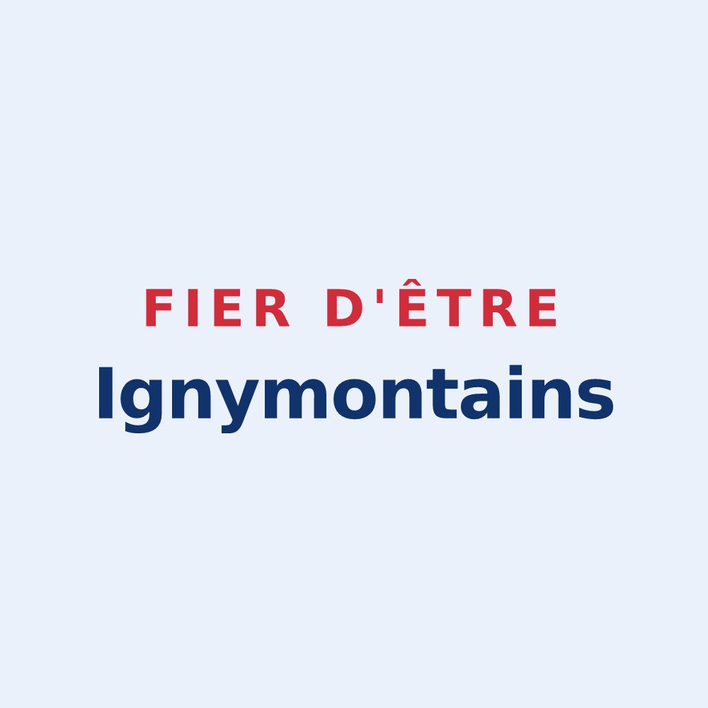 Sticker « Fier d'être Ignymontains » — design pour Montigny-lès-Cormeilles