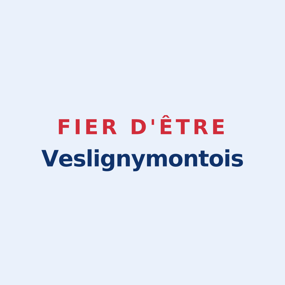 Sticker « Fier d'être Veslignymontois » — design pour Montigny-sur-Vesle