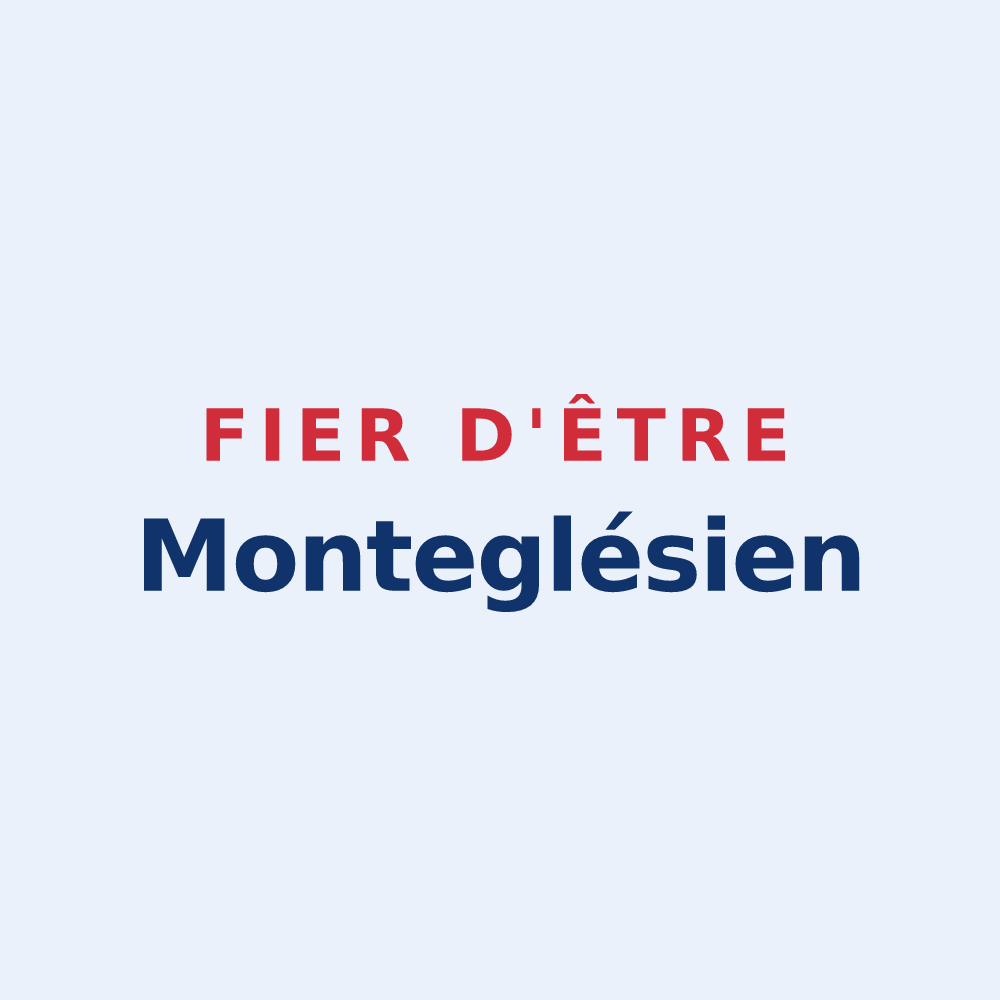 Sticker « Fier d'être Monteglésien » — design pour Montilliers