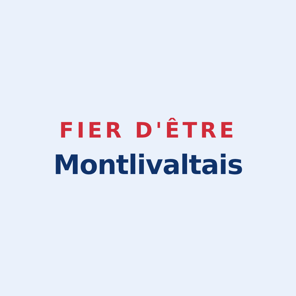 Sticker « Fier d'être Montlivaltais » — design pour Montlivault