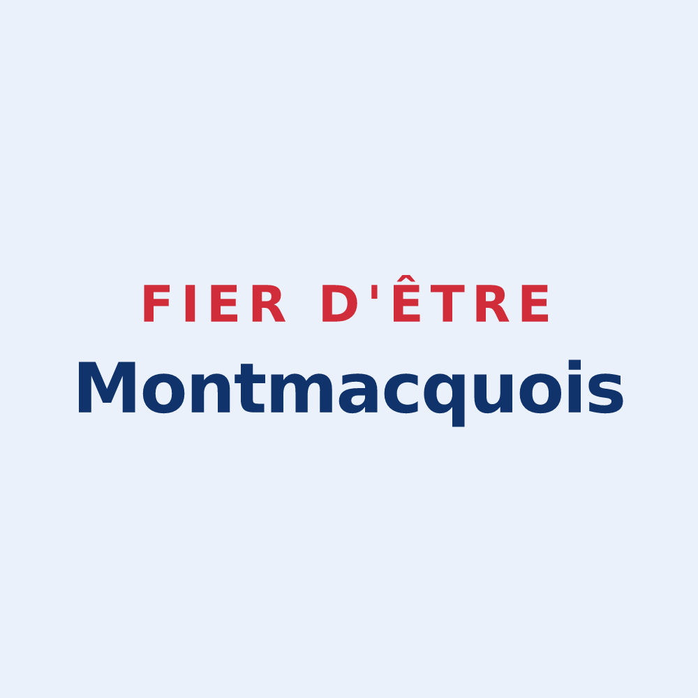Sticker « Fier d'être Montmacquois » — design pour Montmacq