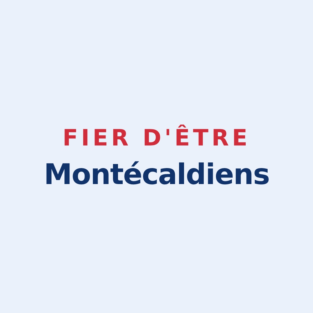 Sticker « Fier d'être Montécaldiens » — design pour Montmérac