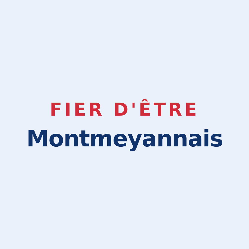 Sticker « Fier d'être Montmeyannais » — design pour Montmeyan