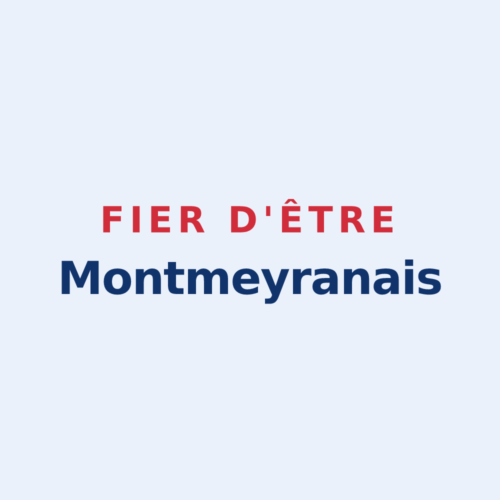 Sticker « Fier d'être Montmeyranais » — design pour Montmeyran