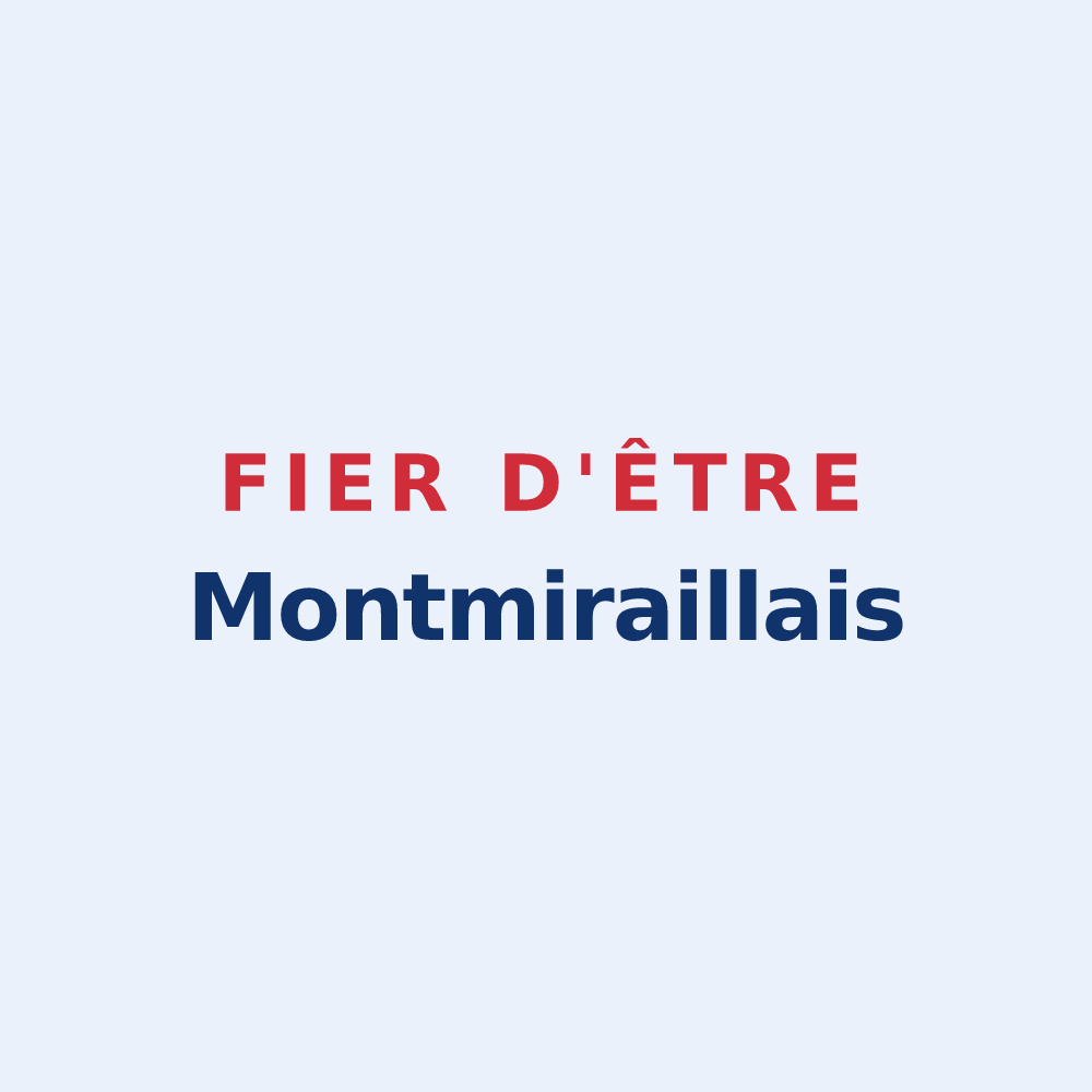 Sticker « Fier d'être Montmiraillais » — design pour Montmirail