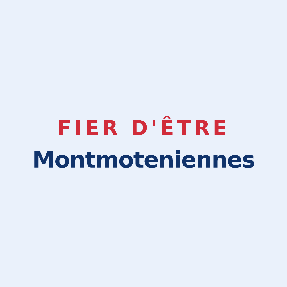 Sticker « Fier d'être Montmoteniennes » — design pour Montmotier