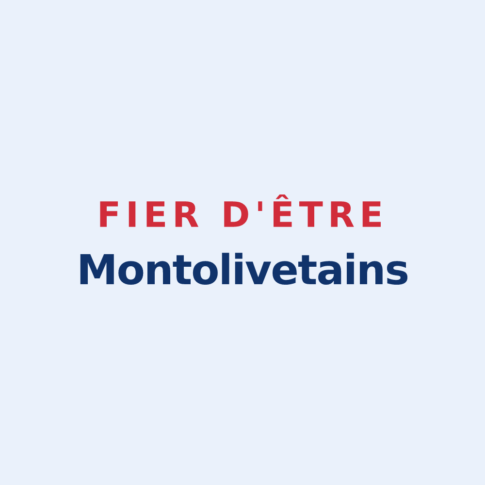 Sticker « Fier d'être Montolivetains » — design pour Montolivet