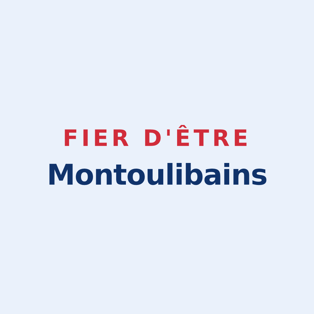 Sticker « Fier d'être Montoulibains » — design pour Montoulieu