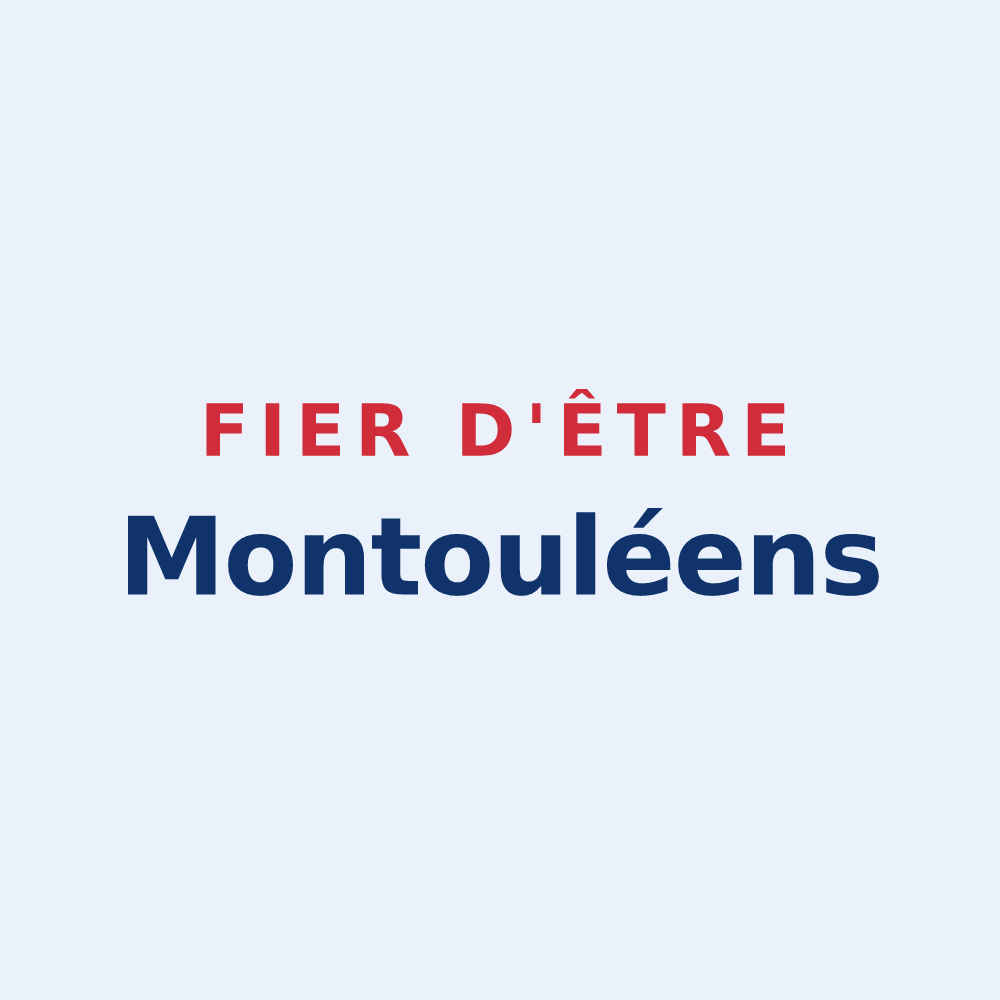 Sticker « Fier d'être Montouléens » — design pour Montoulieu