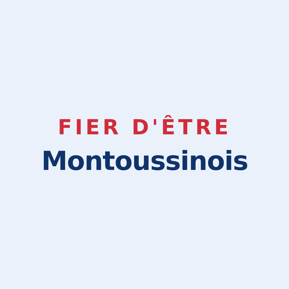 Sticker « Fier d'être Montoussinois » — design pour Montoussin