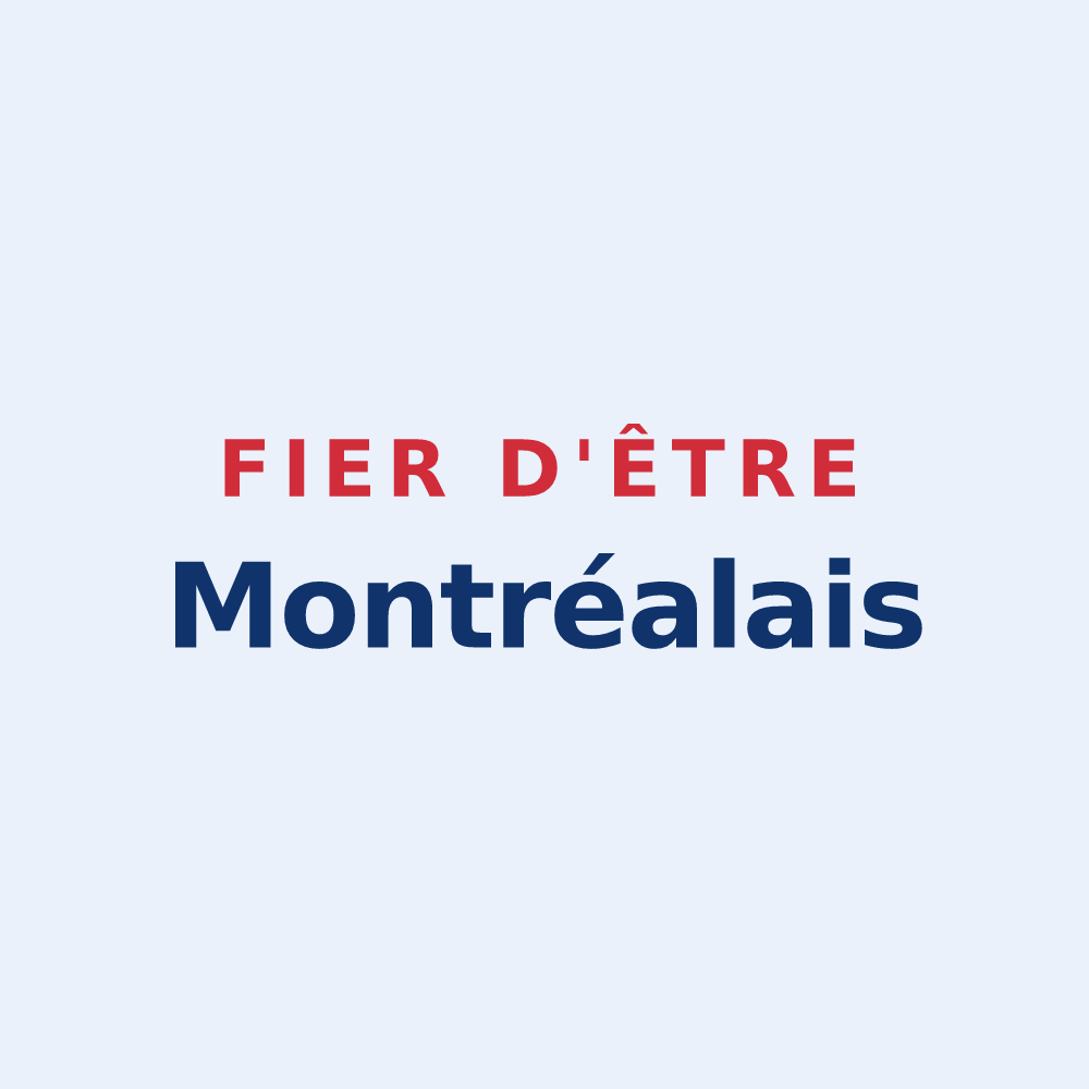 Sticker « Fier d'être Montréalais » — design pour Montréal