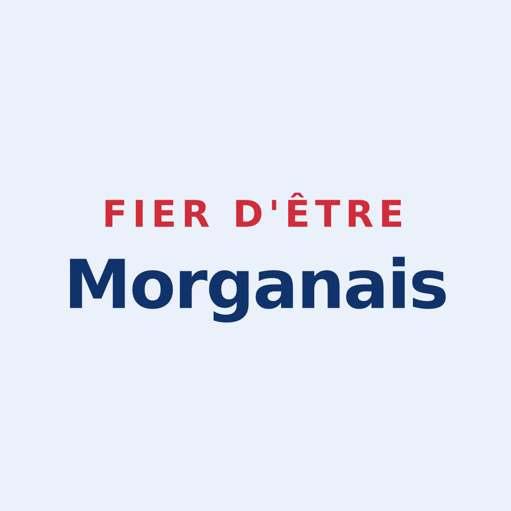 Sticker « Fier d'être Morganais » — design pour Montregard