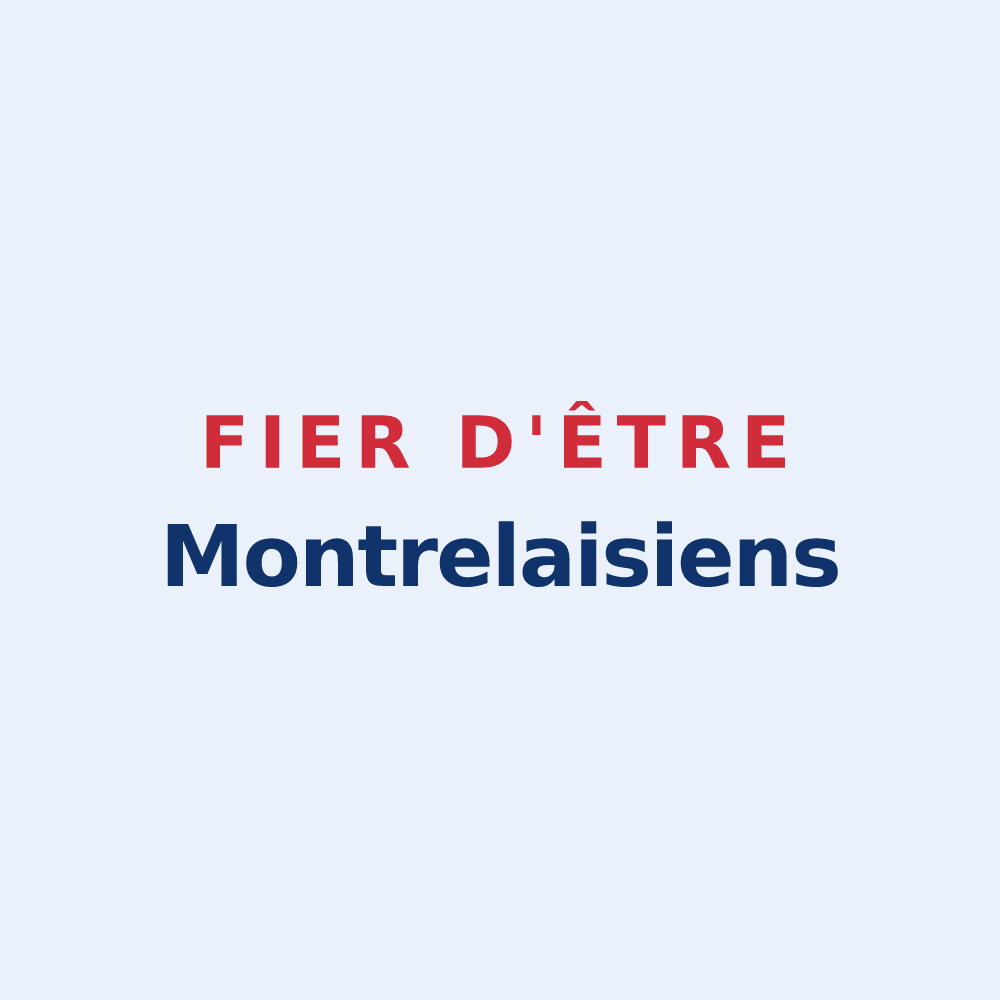 Sticker « Fier d'être Montrelaisiens » — design pour Montrelais