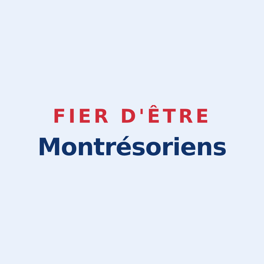Sticker « Fier d'être Montrésoriens » — design pour Montrésor