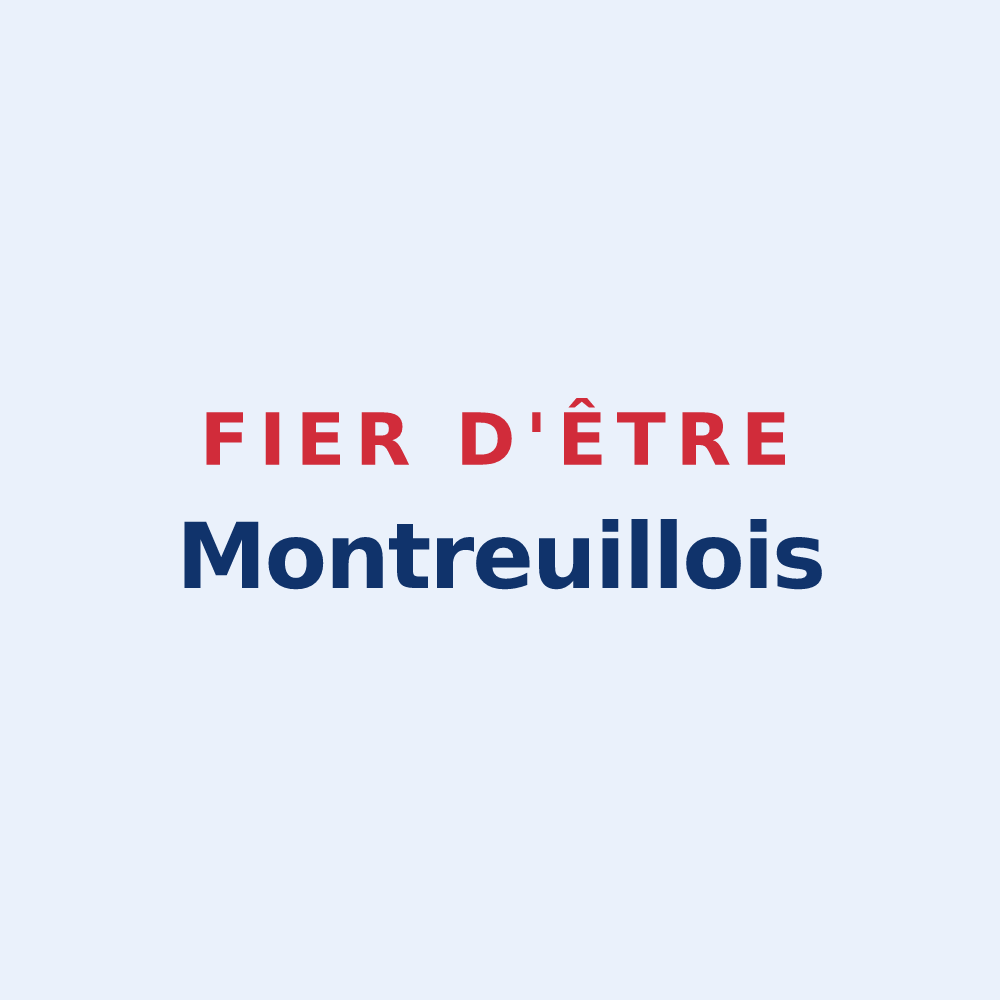 Sticker « Fier d'être Montreuillois » — design pour Montreuil-sur-Brêche