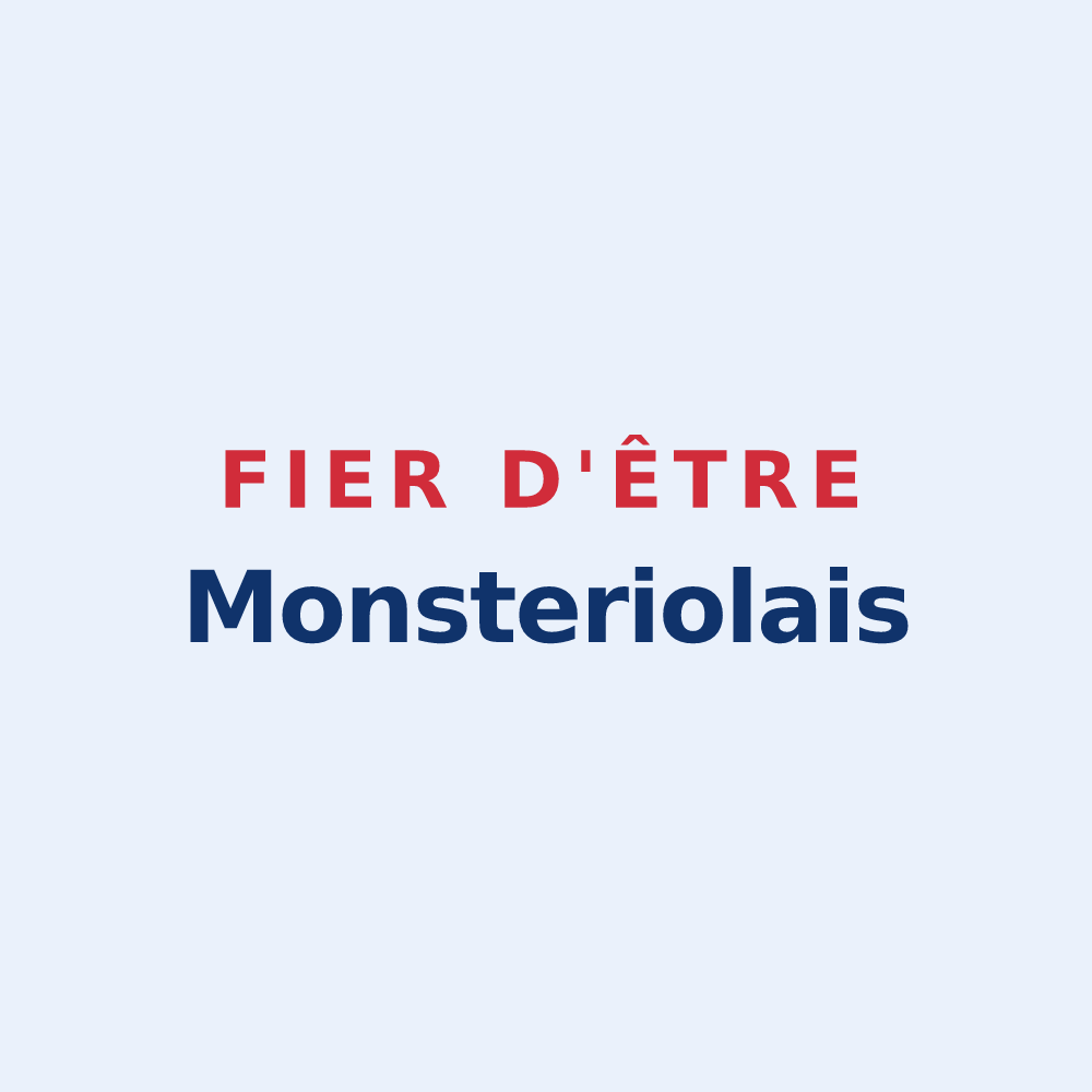 Sticker « Fier d'être Monsteriolais » — design pour Montreuil-sur-Loir