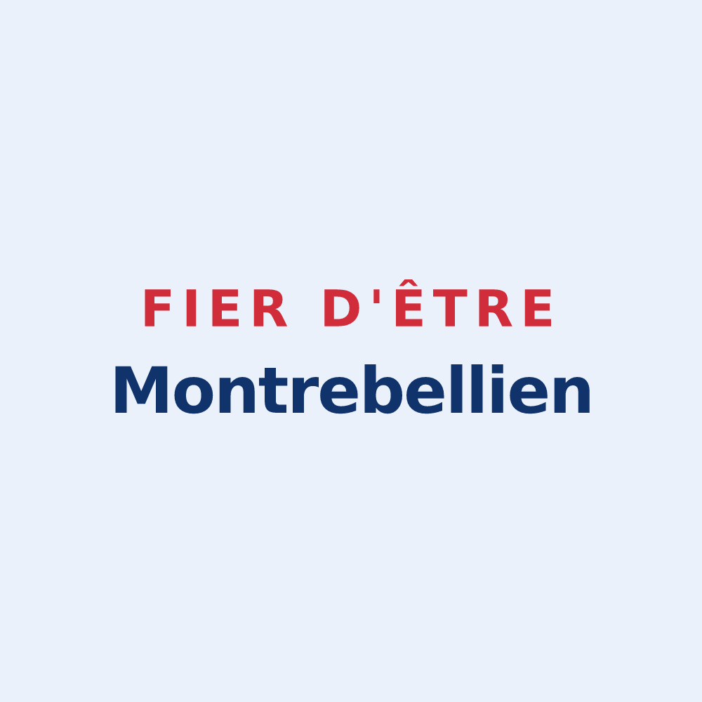 Sticker « Fier d'être Montrebellien » — design pour Montrevault-sur-Èvre