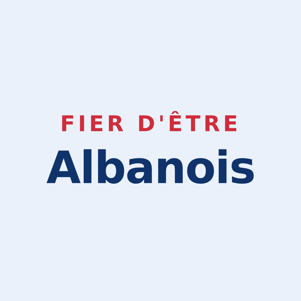 Sticker « Fier d'être Albanois » — design pour Montricher-Albanne