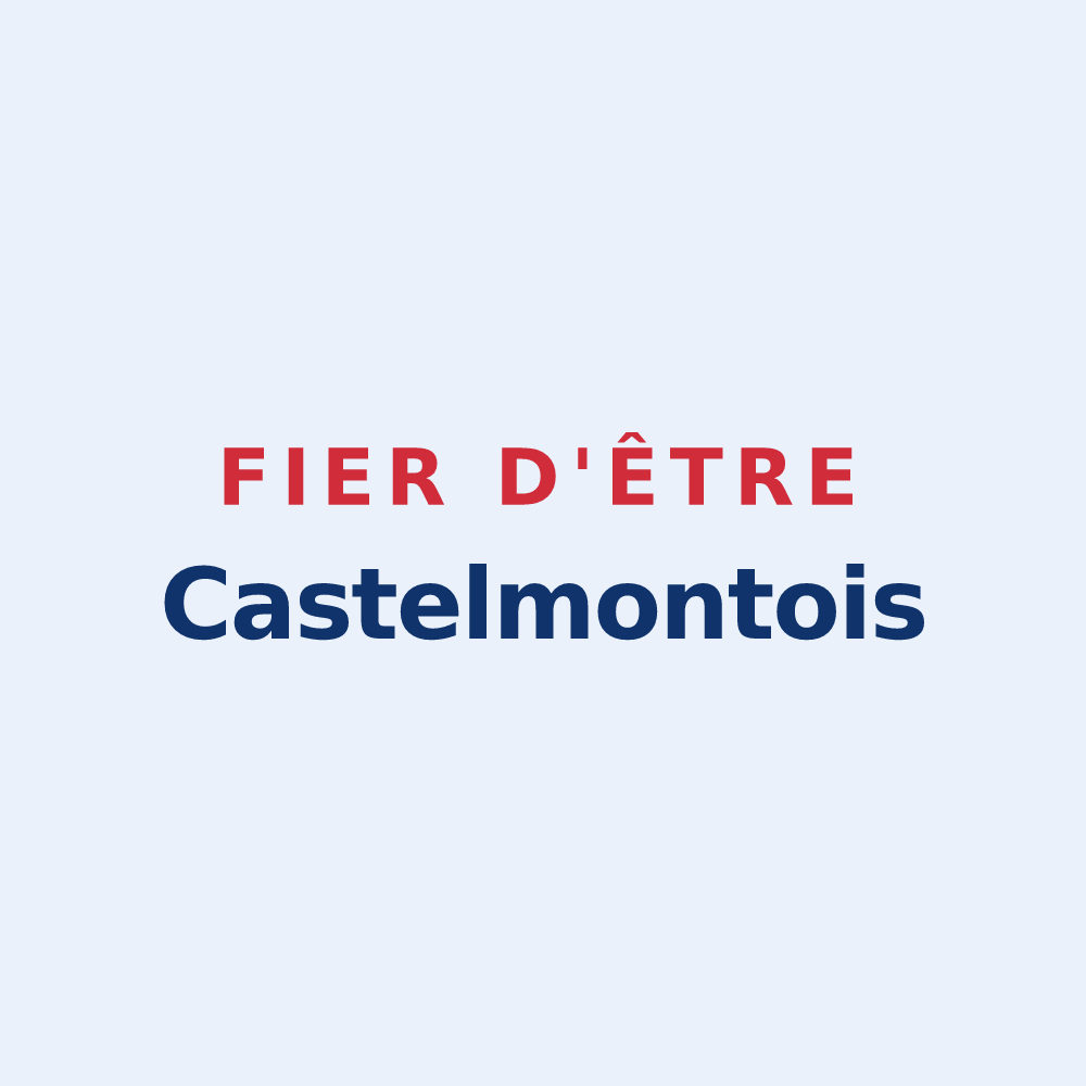 Sticker « Fier d'être Castelmontois » — design pour Montrond-le-Château