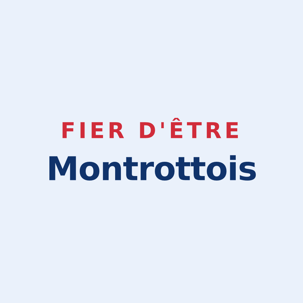 Sticker « Fier d'être Montrottois » — design pour Montrottier