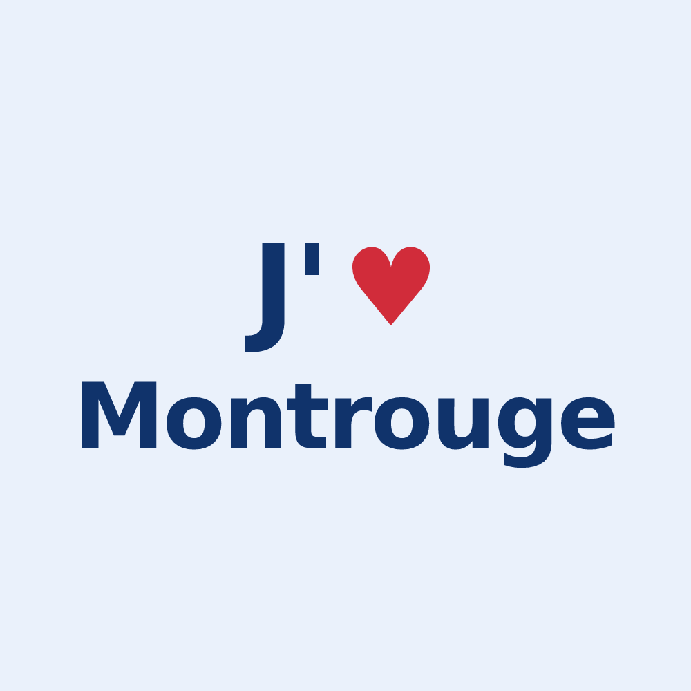 Sticker personnalisé Montrouge — design J'aime Montrouge