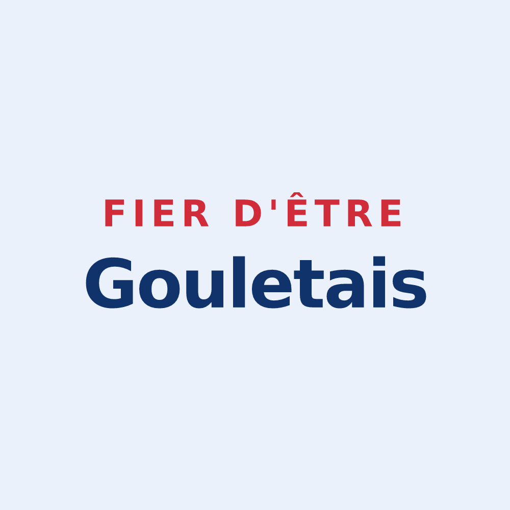 Sticker « Fier d'être Gouletais » — design pour Monts-sur-Orne