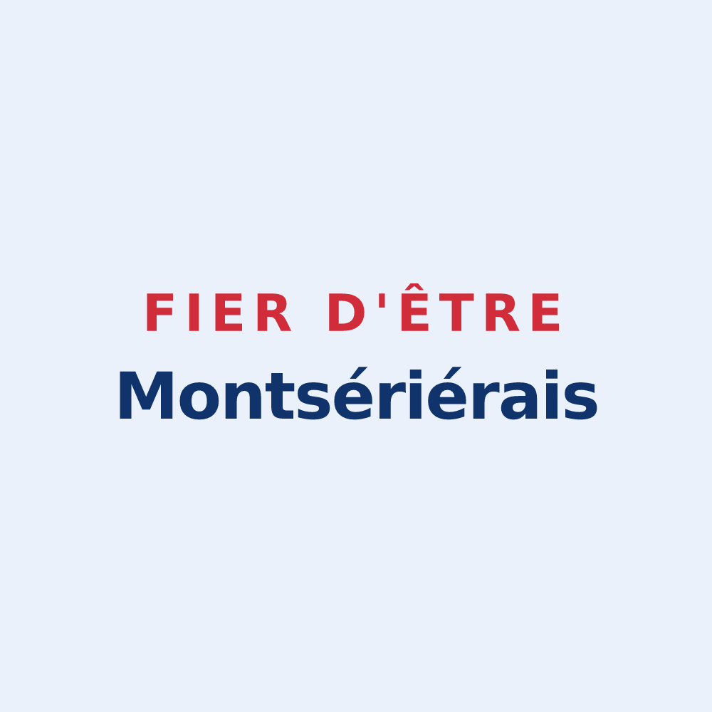 Sticker « Fier d'être Montsériérais » — design pour Montsérié