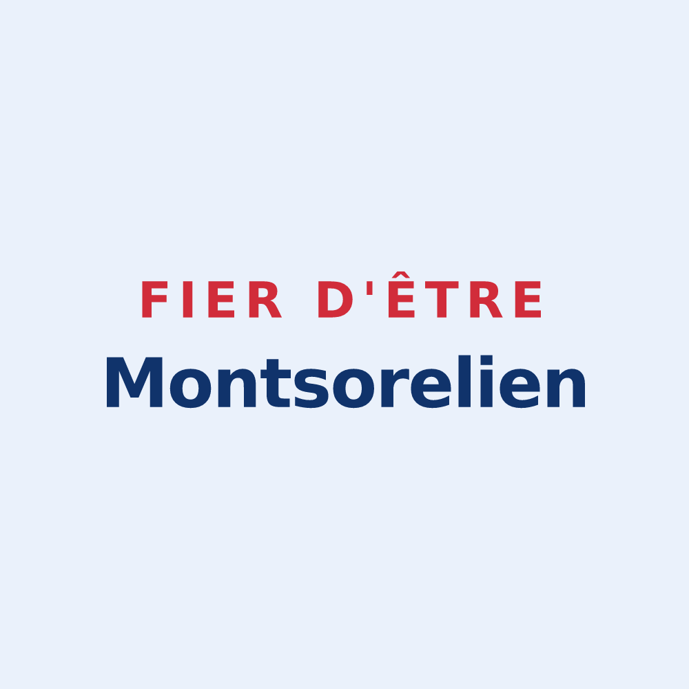 Sticker « Fier d'être Montsorelien » — design pour Montsoreau