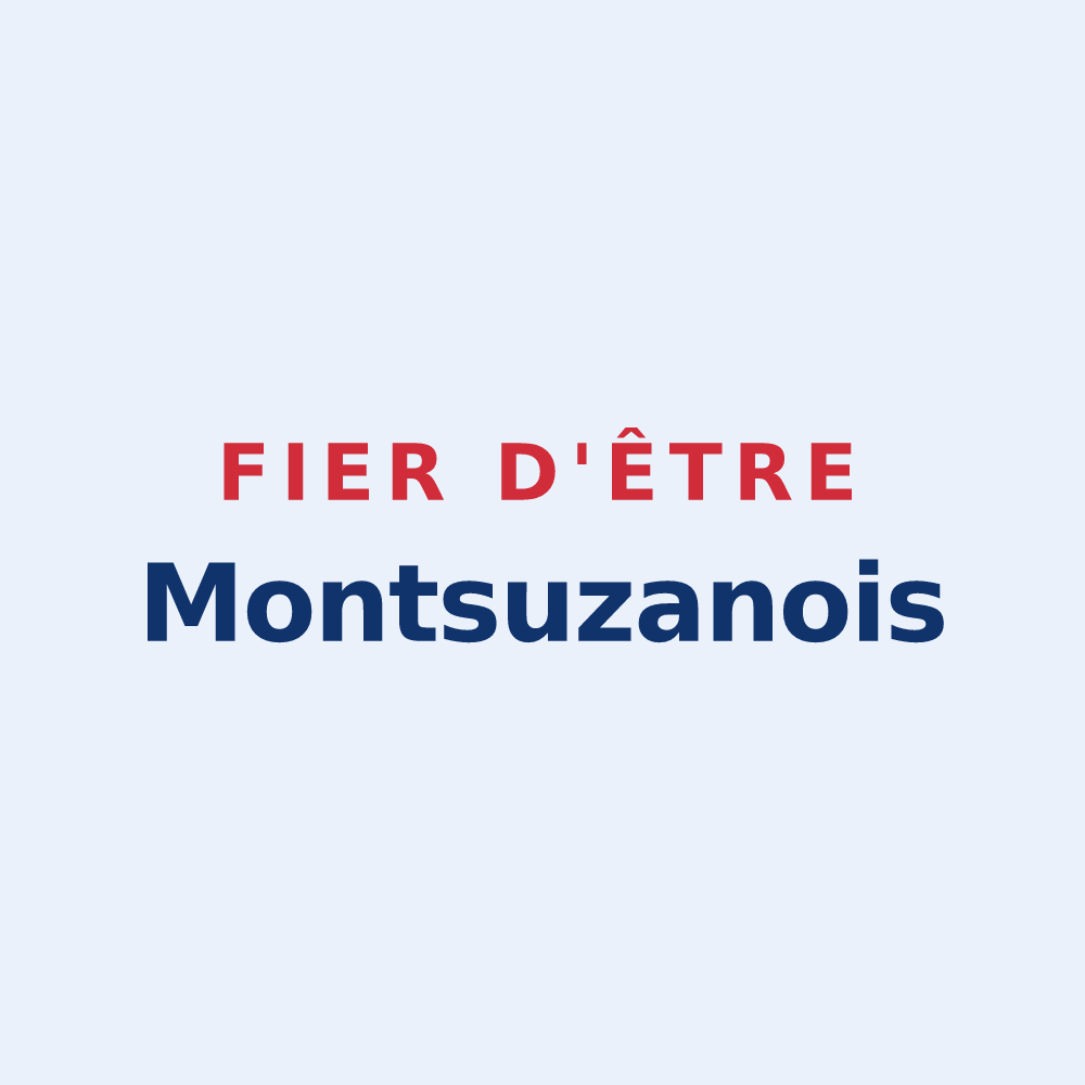Sticker « Fier d'être Montsuzanois » — design pour Montsuzain