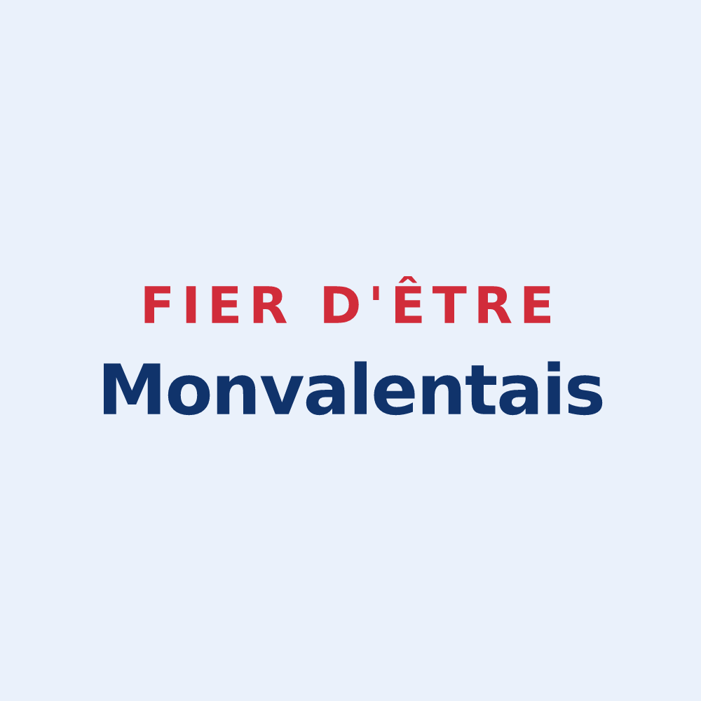 Sticker « Fier d'être Monvalentais » — design pour Montvalent