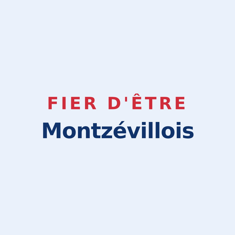 Sticker « Fier d'être Montzévillois » — design pour Montzéville