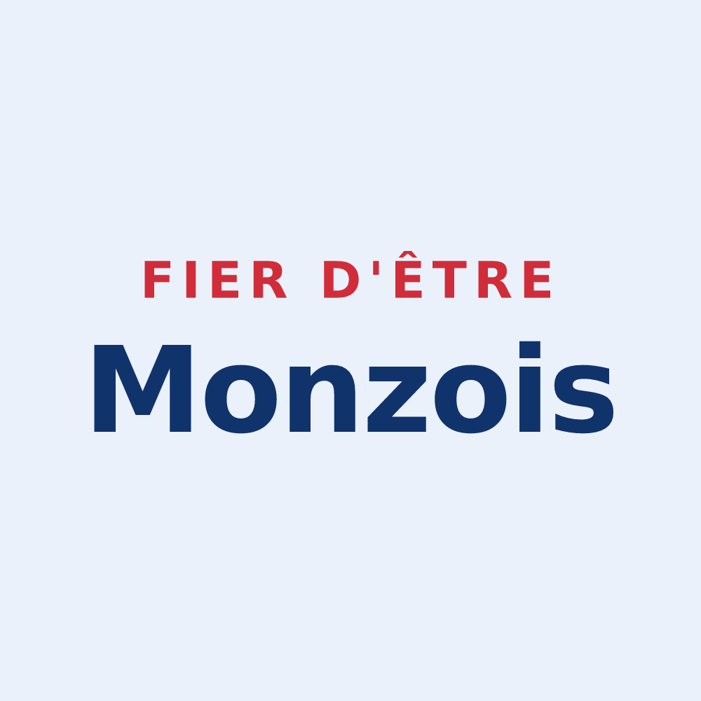 Sticker « Fier d'être Monzois » — design pour Monze
