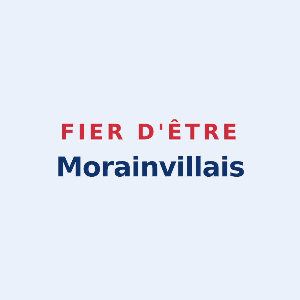Sticker « Fier d'être Morainvillais » — design pour Morainville-Jouveaux