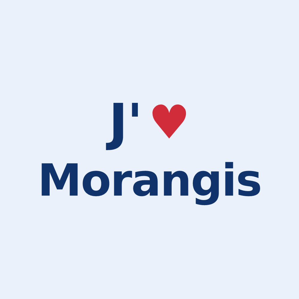 Sticker personnalisé Morangis — design J'aime Morangis
