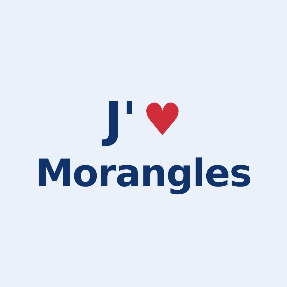Sticker personnalisé Morangles — design J'aime Morangles