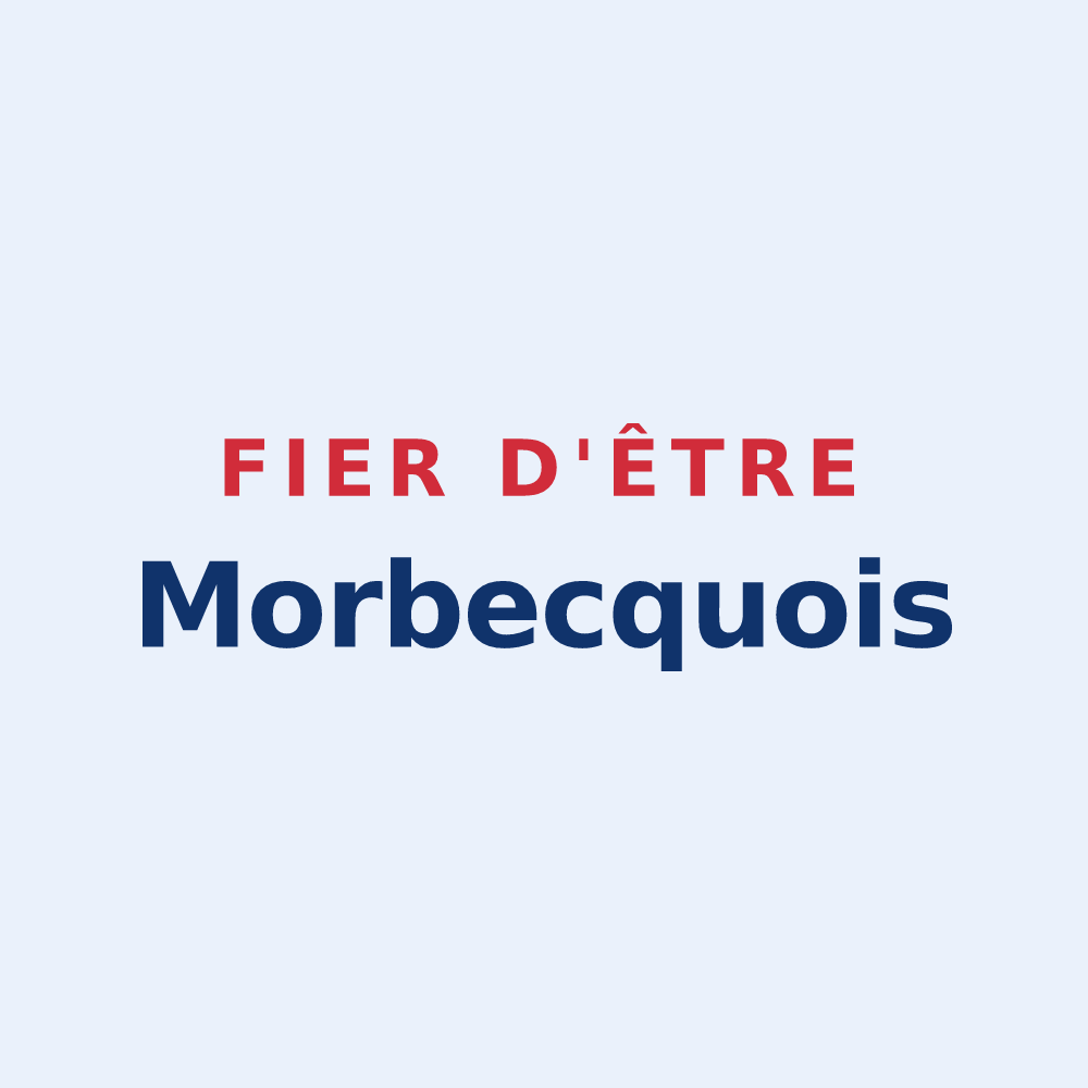 Sticker « Fier d'être Morbecquois » — design pour Morbecque